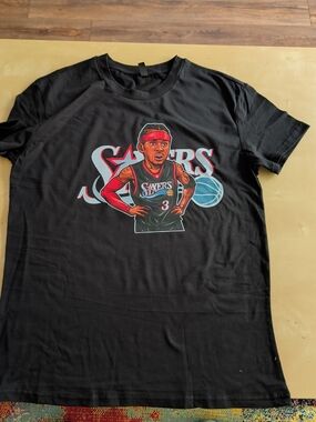 Allen Iverson Philadelphia 76ers MEN'S LARGE TEE SHIRT NEW